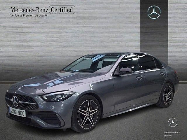 Usado Mercedes C220 AMG line 200 CV (147 kW) 2025 Gris selenita Berlina