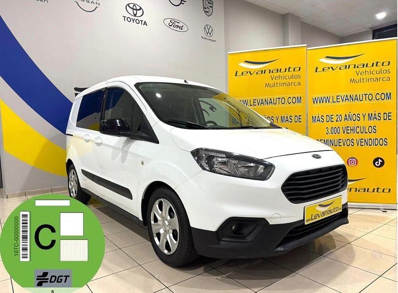 Blanco Usado 2020 Ford Tourneo Courier Ambiente Monovolumen | 15.900 € (Un poco caro) - Imagen 1/4