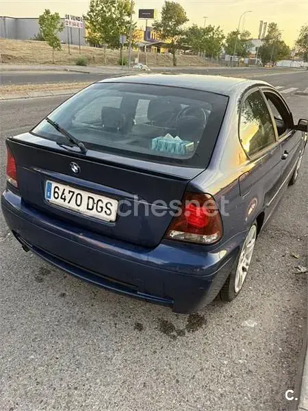 Usado BMW 316 Compact M Sport 115 CV (84 kW) 2005 Azul Utilitario