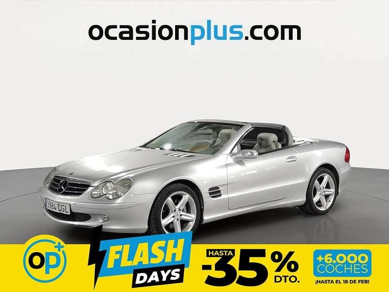 Gris Usado 2005 Mercedes SL500 Descapotable | 16.500 € (Precio justo) - Imagen 1/4
