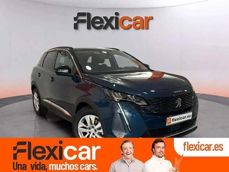 Azul Usado 2021 Peugeot 3008 Style Monovolumen | 17.990 € (Precio justo) - Imagen 1/4