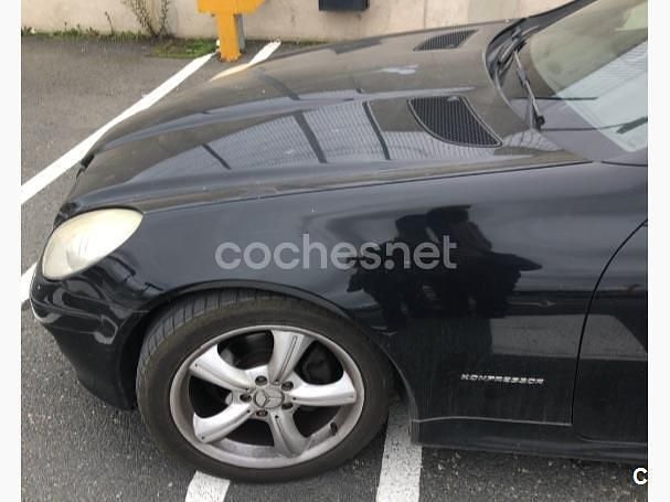 Usado Mercedes SLK200 163 CV (119 kW) 2004 Negro Descapotable