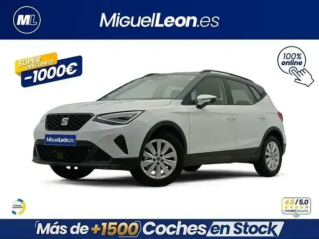 Usado Seat Arona Style 110 CV (80 kW) 2023 Blanco SUV