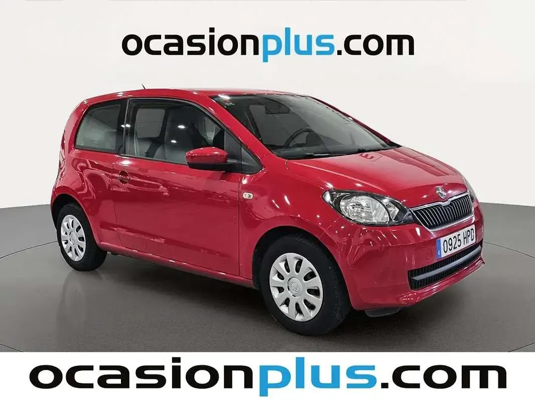 Usado Skoda Citigo Ambition 60 CV (44 kW) 2013 Rojo Utilitario