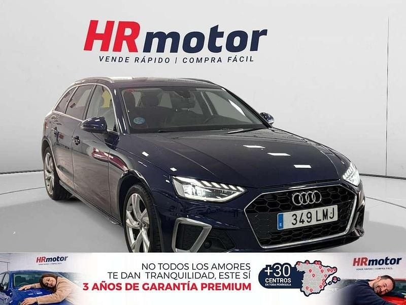 Usado Audi A4 S-Line 151 CV (111 kW) 2021 Azul Familiar