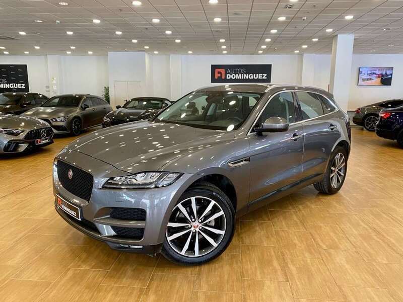 Gris Usado 2018 Jaguar F-Pace Prestige SUV | 25.900 € (Precio justo) - Imagen 1/4