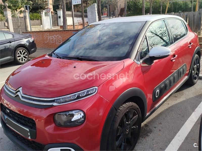 Usado Citroën C3 Feel 82 CV (60 kW) 2017 Rojo Berlina