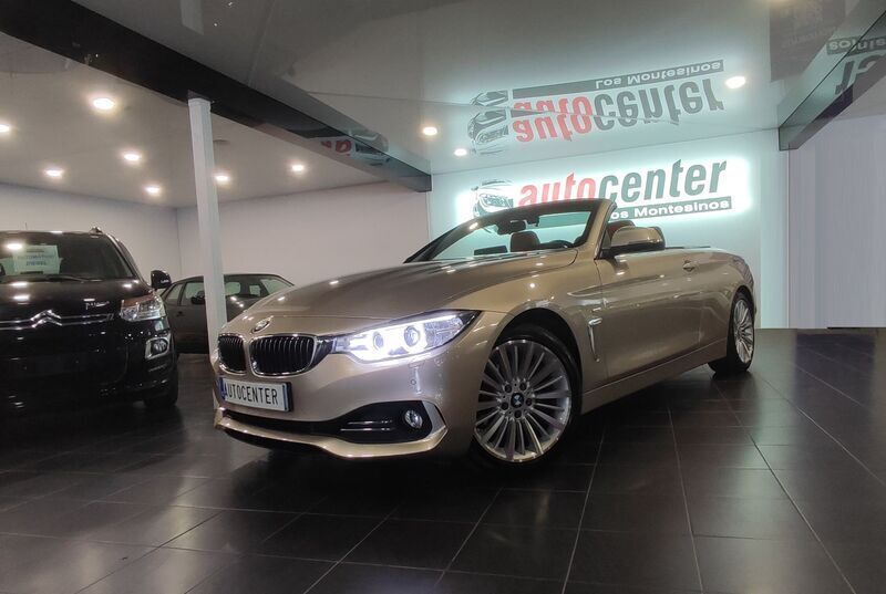 Gris Usado 2015 BMW 420 Luxury Line Descapotable | 27.900 € (Precio justo) - Imagen 1/4