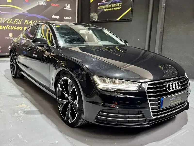 Usado Audi A7 Sportback Ambiente 218 CV (160 kW) 2016 Negro Utilitario
