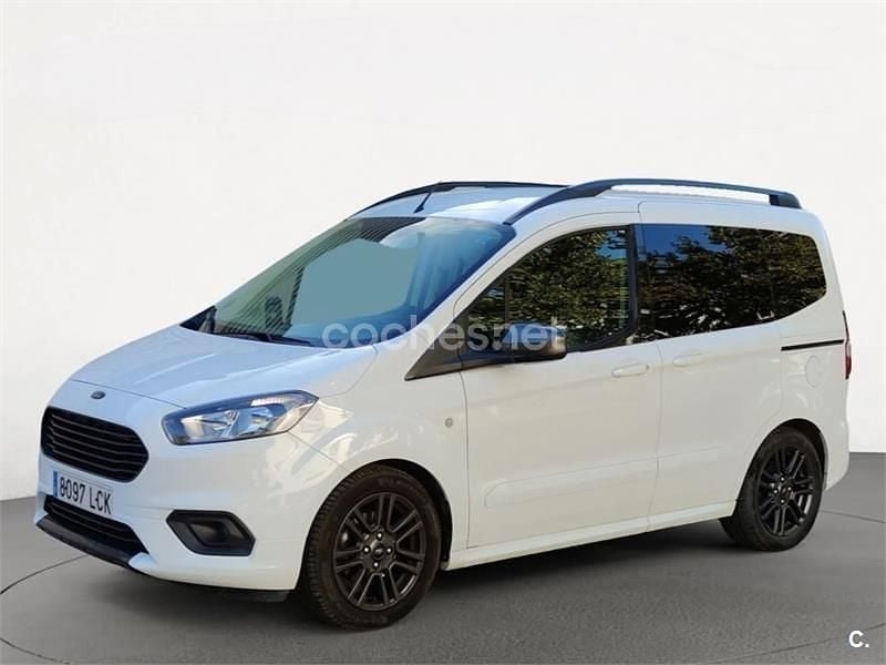 Blanco Usado 2019 Ford Tourneo Courier Sport Monovolumen | 14.500 € (Precio justo) - Imagen 1/4