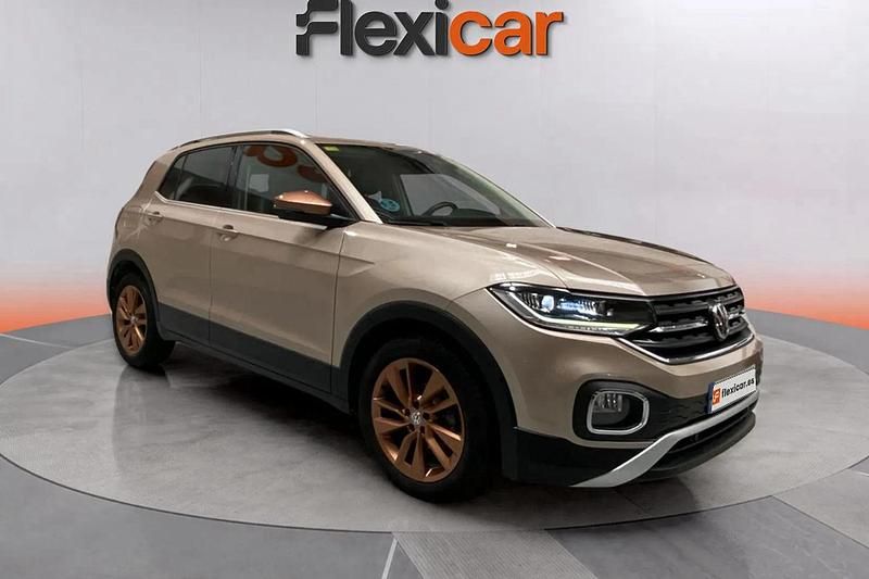 Beige Usado 2020 VW T-Cross Sportline SUV | 16.790 € (Precio justo) - Imagen 1/4