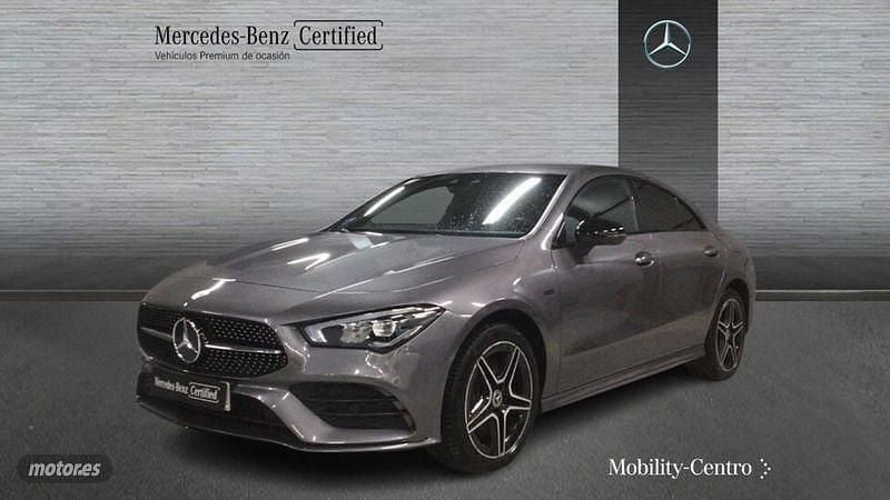 Gris Usado 2020 Mercedes CLA250e Berlina | 30.900 € (Un poco caro) - Imagen 1/4
