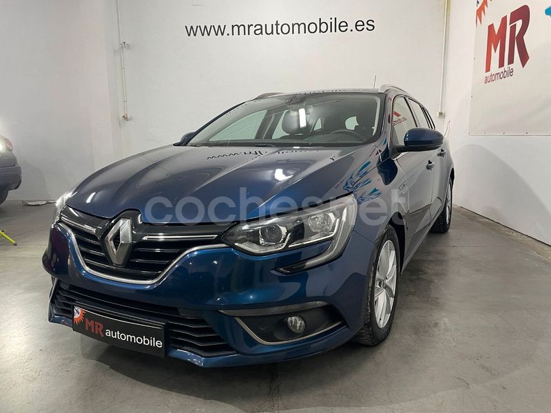 Usado Renault Mégane GrandTour Business 95 CV (69 kW) 2019 Azul Familiar
