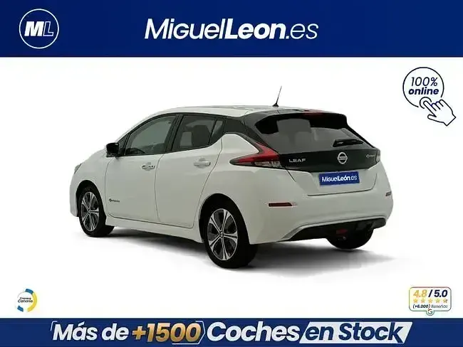 Usado Nissan Leaf N-Connecta 109 kW (149 CV) 2018 Blanco Utilitario