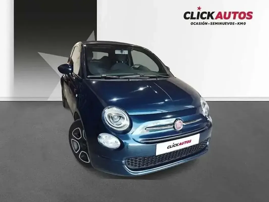 Usado Fiat 500 Club 71 CV (52 kW) 2023 Azul Descapotable