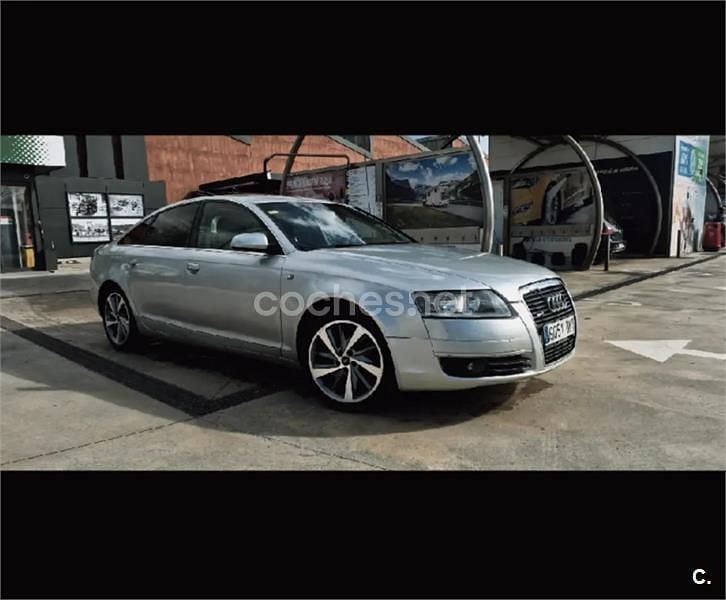 Usado Audi A6 140 CV (102 kW) 2005 Gris / plata Berlina