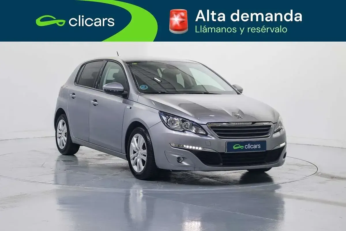 Usado Peugeot 308 Style 99 CV (72 kW) 2016 Gris Utilitario