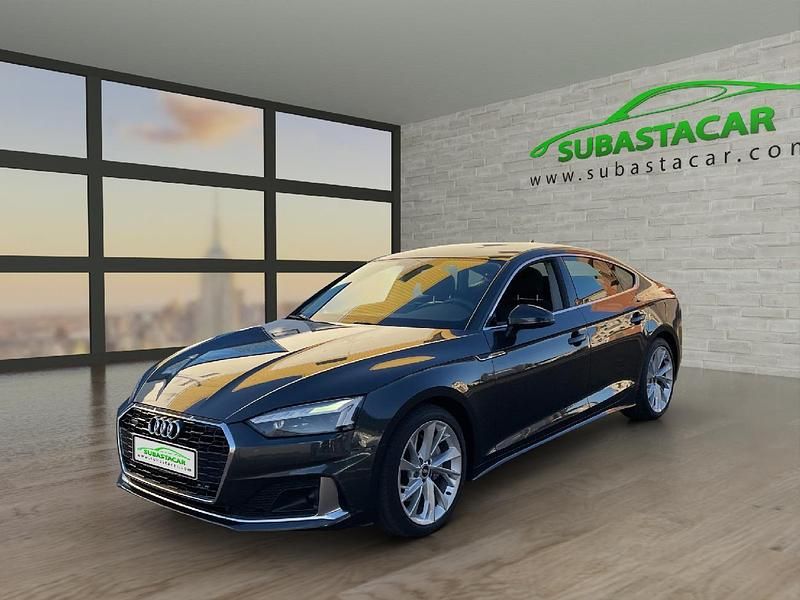 Gris Usado 2021 Audi A5 Sportback Advanced Plus | 28.388 € (Super precio) - Imagen 1/4