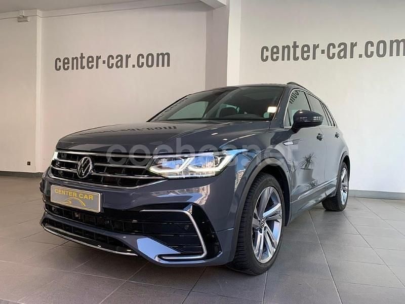 Gris / plata Usado 2022 VW Tiguan R-line SUV | 34.900 € (Un poco caro) - Imagen 1/4