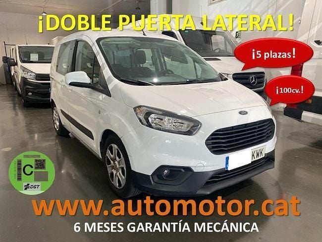 Blanco Usado 2019 Ford Transit Trend Familiar | 10.400 € (Precio justo) - Imagen 1/4