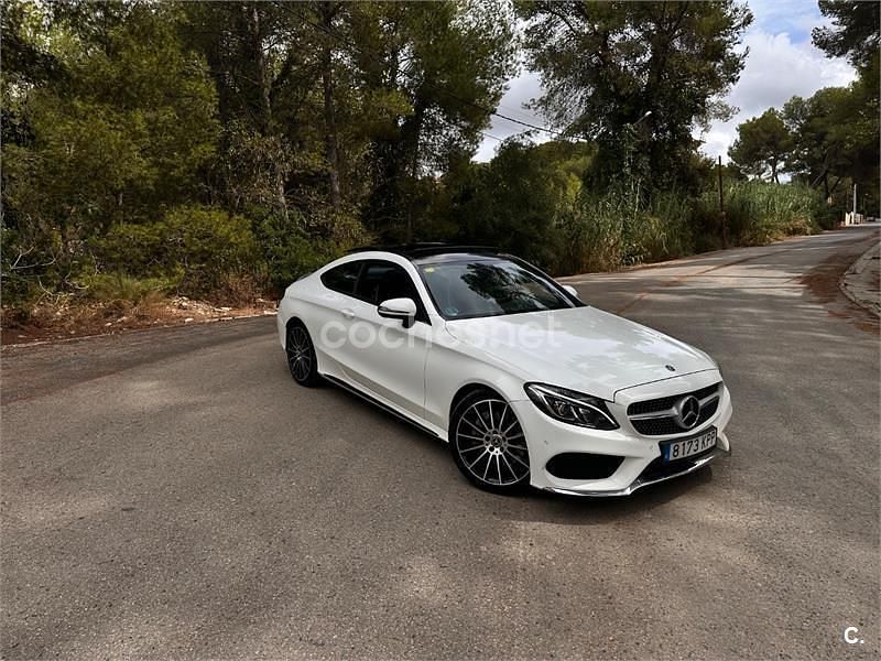 Blanco Usado 2018 Mercedes C250 Coupe | 28.900 € (Un poco caro) - Imagen 1/4