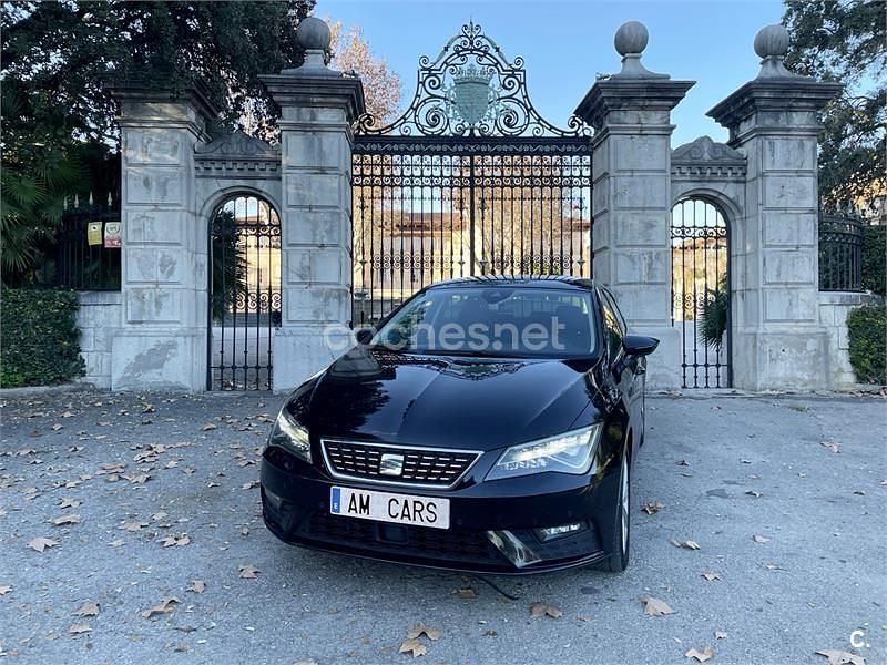 Usado Seat Leon XCELLENCE 150 CV (110 kW) 2017 Negro Berlina