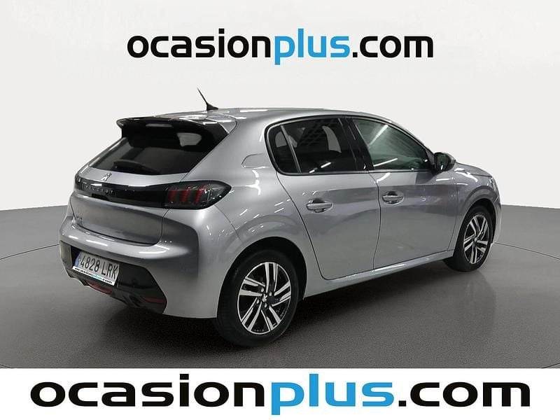 Usado Peugeot 208 Allure 102 CV (75 kW) 2021 Gris Utilitario