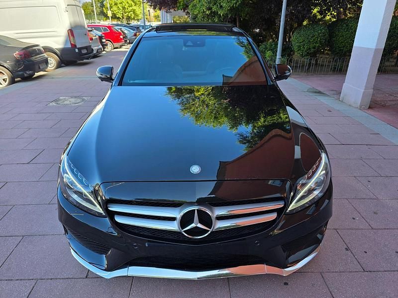 Usado Mercedes C220 170 CV (125 kW) 2017 Negro Berlina