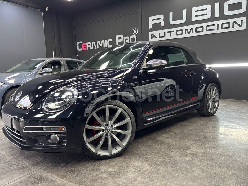 Negro Usado 2015 VW Beetle R-line Descapotable | 19.900 € (Un poco caro) - Imagen 1/4
