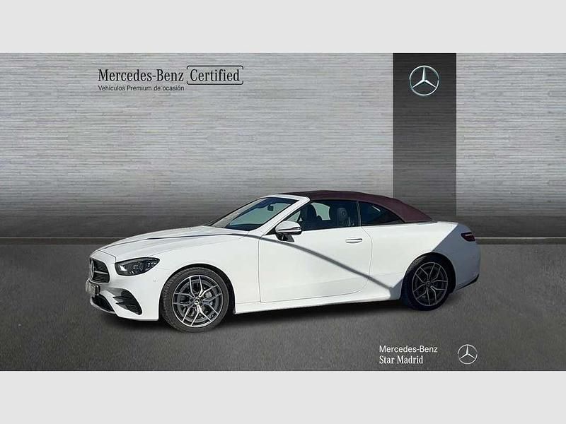 Blanco Usado 2022 Mercedes E220 Descapotable | 51.595 € (Caro) - Imagen 1/4