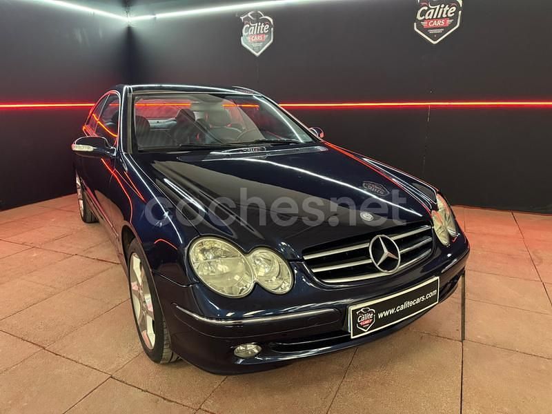 Usado Mercedes CLK200 Avantgarde 163 CV (119 kW) 2004 Azul Coupe