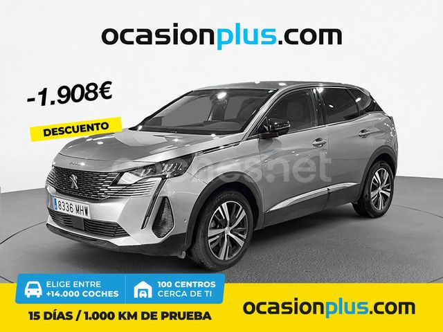 Gris / plata Usado 2023 Peugeot 3008 Allure SUV | 20.990 € (Precio justo) - Imagen 1/4
