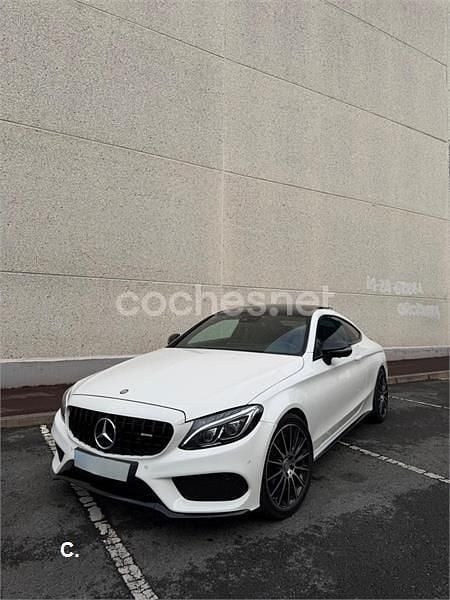 Usado Mercedes C300 AMG line 245 CV (180 kW) 2016 Blanco Coupe