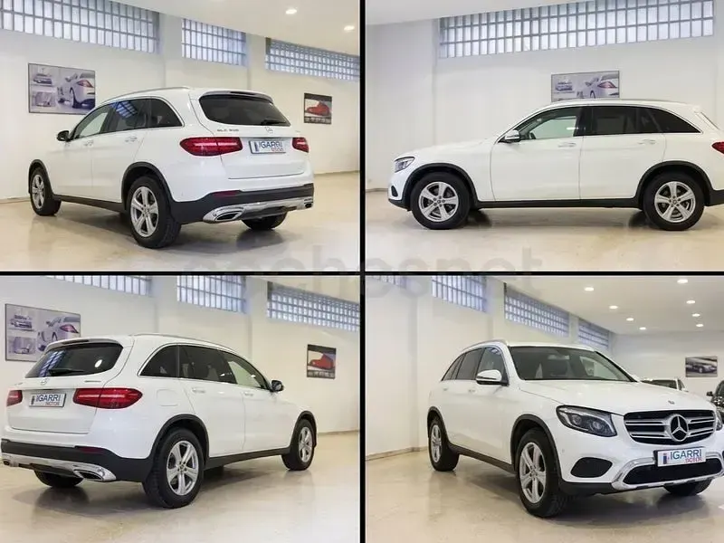 Usado Mercedes GLC220 170 CV (125 kW) 2017 Blanco SUV