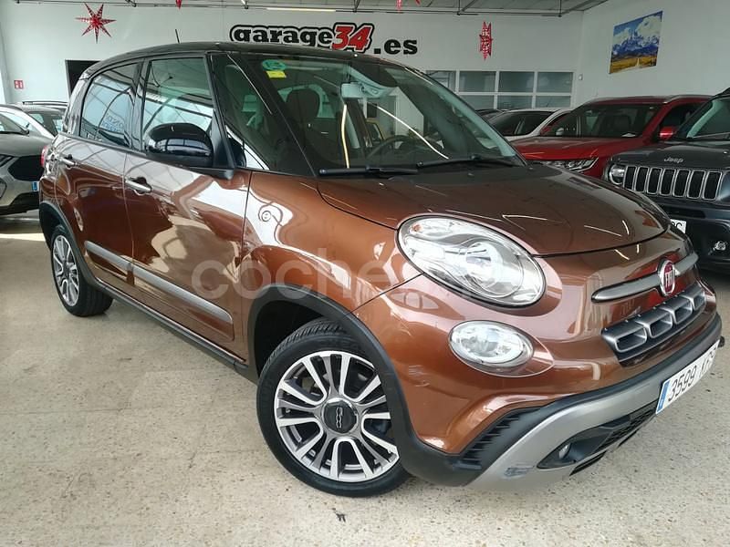 Usado Fiat 500L Cross 105 CV (77 kW) 2018 Marrón Monovolumen