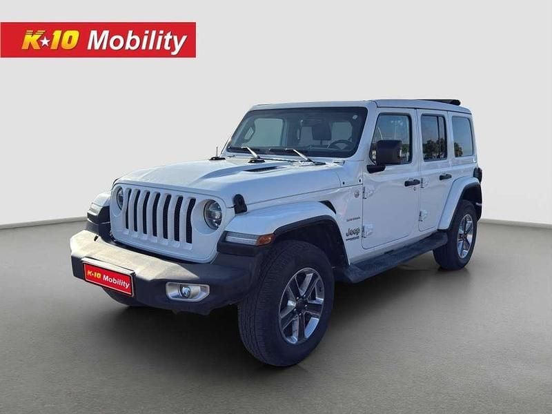 Blanco Usado 2019 Jeep Wrangler Unlimited Sahara SUV | 51.775 € (Un poco caro) - Imagen 1/4
