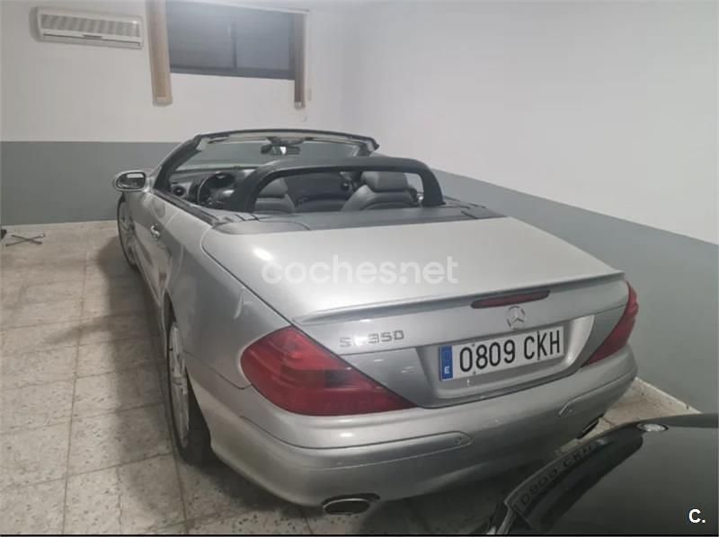 Gris / plata Usado 2003 Mercedes SL350 Descapotable | 14.999 € (Precio justo) - Imagen 1/4