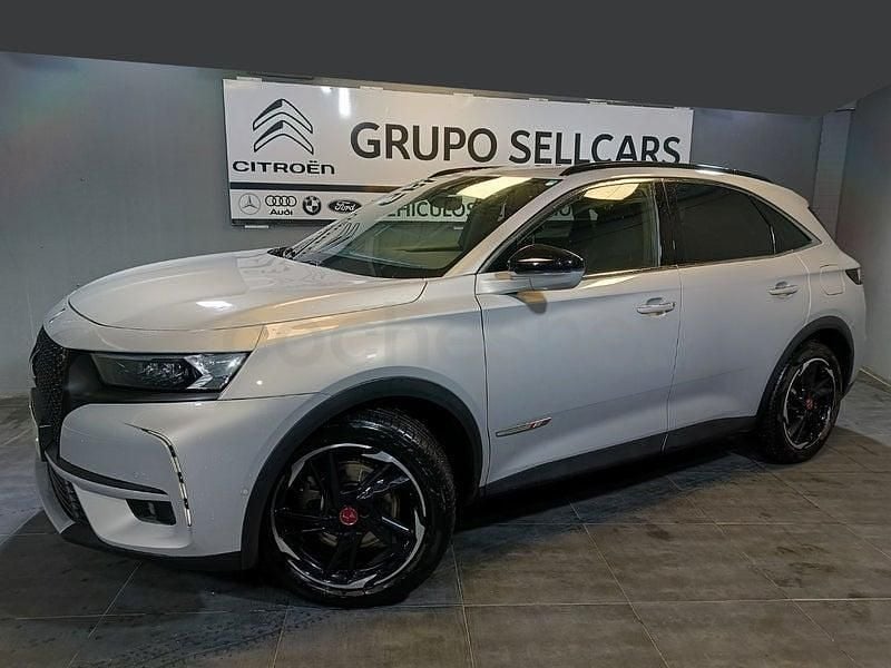 Usado DS Automobiles DS7 Crossback Performance 225 CV (165 kW) 2021 Gris / plata SUV