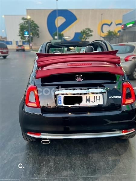 Usado Fiat 500C Dolcevita 70 CV (51 kW) 2023 Negro Descapotable