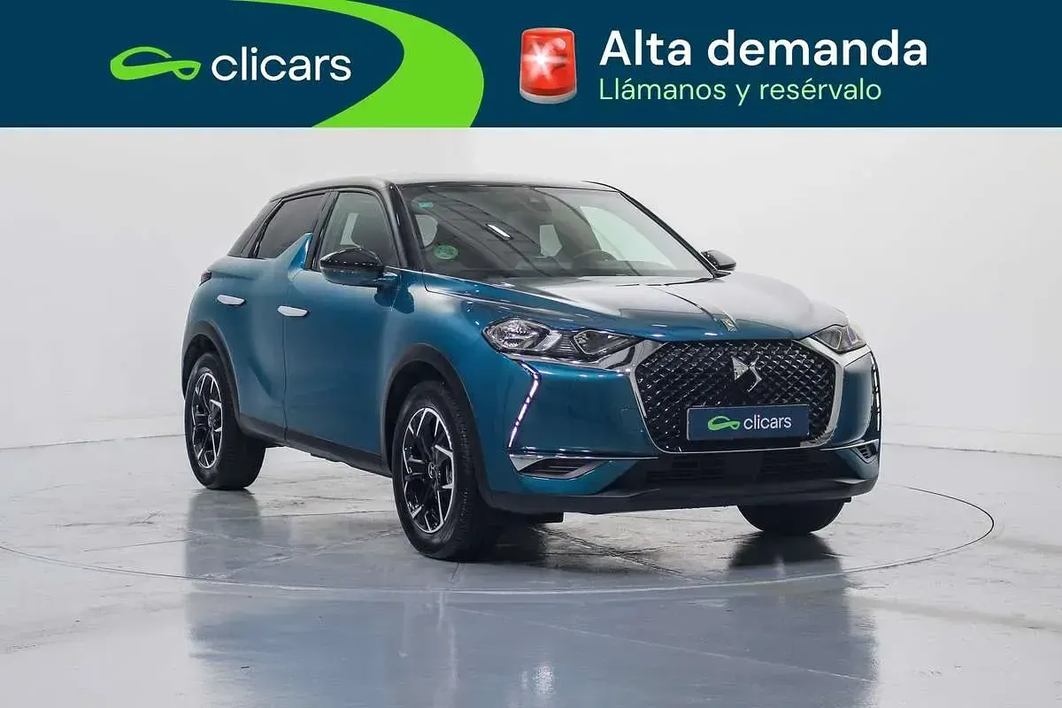 Usado DS Automobiles DS3 Crossback So Chic 102 CV (75 kW) 2020 Azul SUV