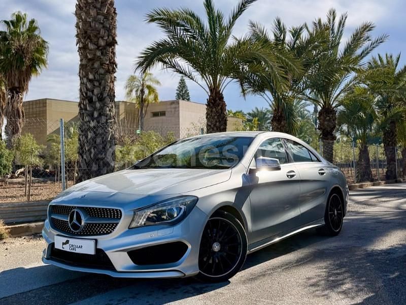 Gris / plata Usado 2015 Mercedes CLA200 AMG line Berlina | 16.990 € (Super precio) - Imagen 1/4
