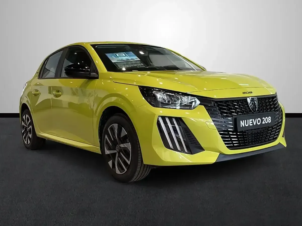 Nuevo Peugeot 208 Style 110 CV (80 kW) 2025 Amarillo Utilitario