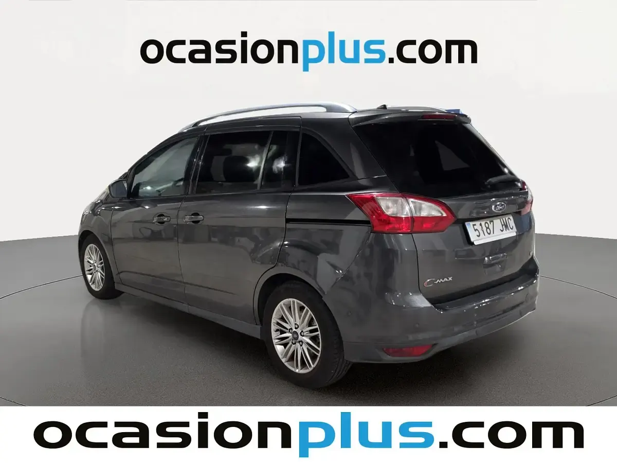 Usado Ford Grand C-Max Trend 125 CV (91 kW) 2016 Gris Monovolumen