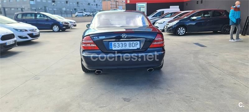 Usado Mercedes CL600 367 CV (269 kW) 2001 Azul Coupe
