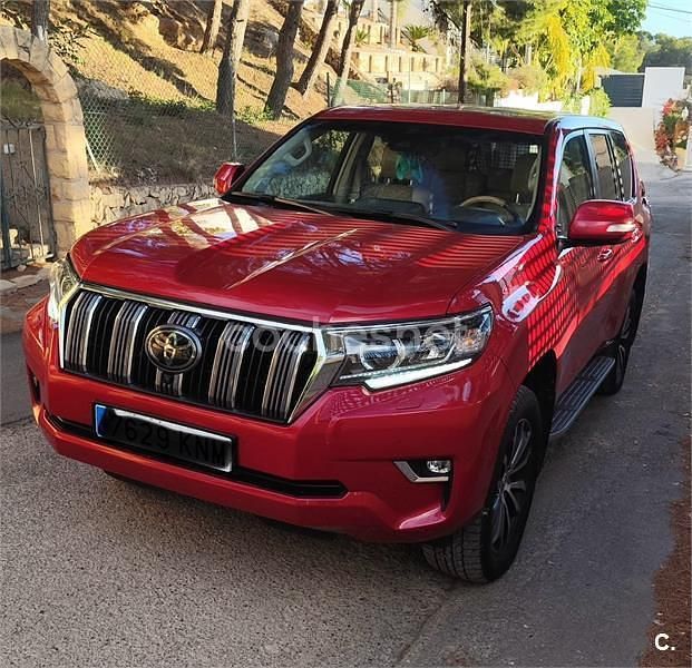Rojo Usado 2018 Toyota Land Cruiser SUV | 39.500 € (Precio justo) - Imagen 1/4