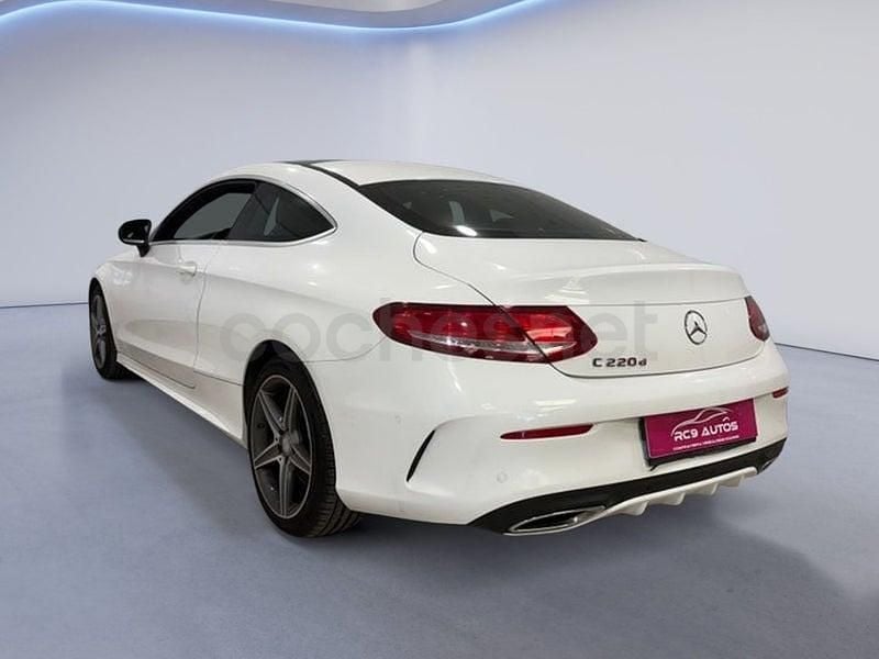Usado Mercedes C220 170 CV (125 kW) 2017 Blanco Coupe