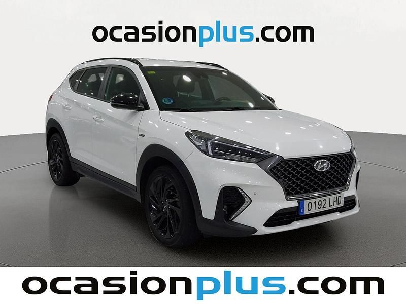 Usado Hyundai Tucson N Line 136 CV (100 kW) 2020 Blanco SUV