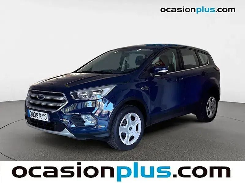 Azul Usado 2019 Ford Kuga Trend SUV | 17.728 € (Precio justo) - Imagen 1/4