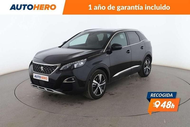 Negro Usado 2019 Peugeot 3008 GT-line SUV | 20.599 € (Precio justo) - Imagen 1/3