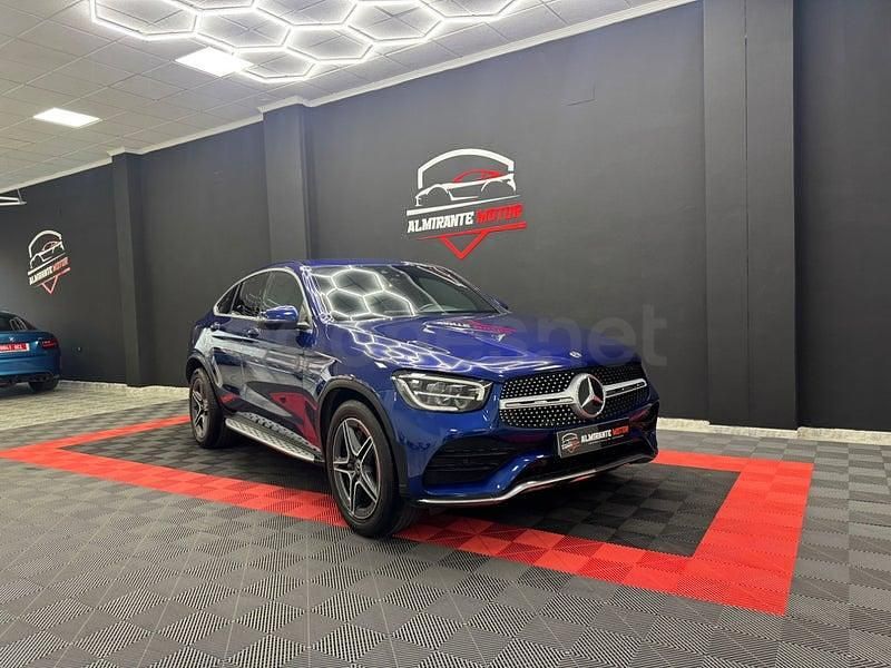 Usado Mercedes GLC220 194 CV (142 kW) 2020 Azul Coupe